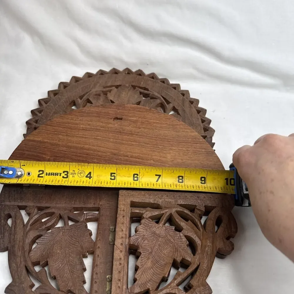 VNTG India Hand Carved Wood 5